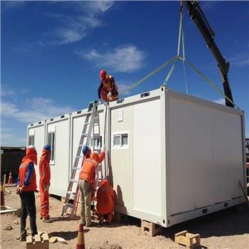 Casas de contenedores de paquete plano de fácil instalación