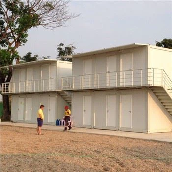 Edificio de la escuela de contenedores de paquete plano