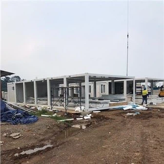 Casa de contenedores modular de paquete plano