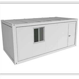 Casas modulares de contenedores de paquete plano