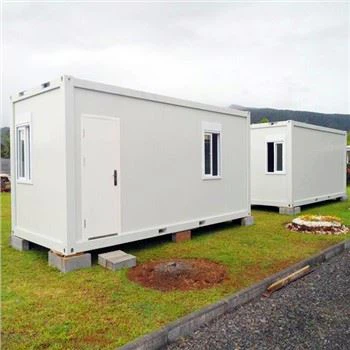 Casa prefabricada de contenedores de paquete plano